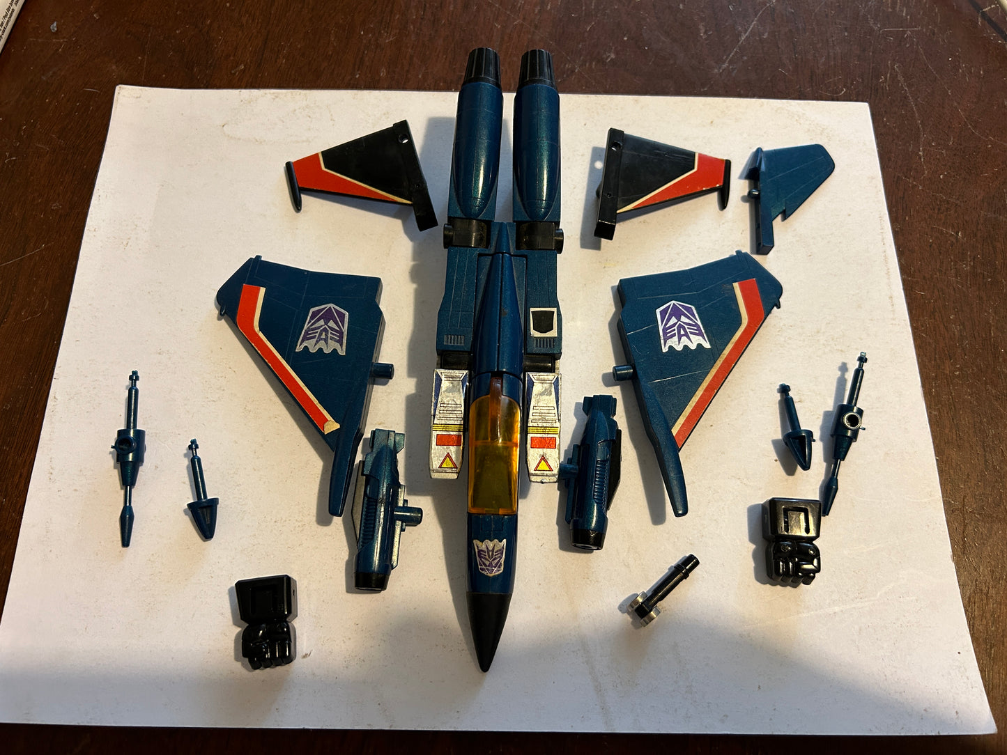 TF G1 Thundercracker incomplete