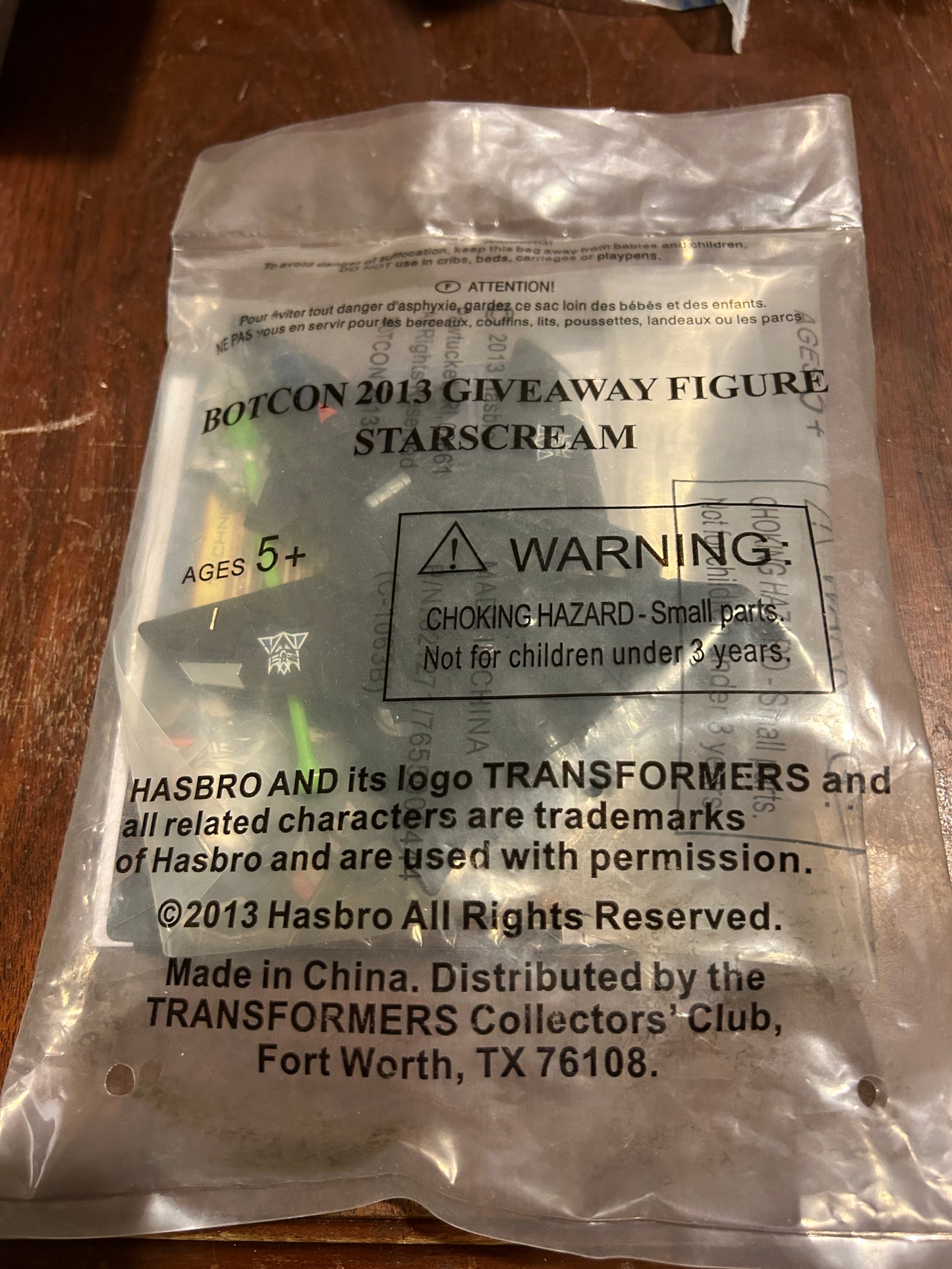 Botcon  / TFCC 2013 exclusive Starscream SEALED