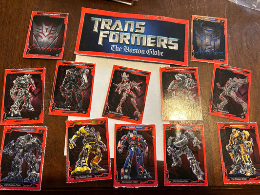 Botcon 2007 "Boston Globe" full cards set