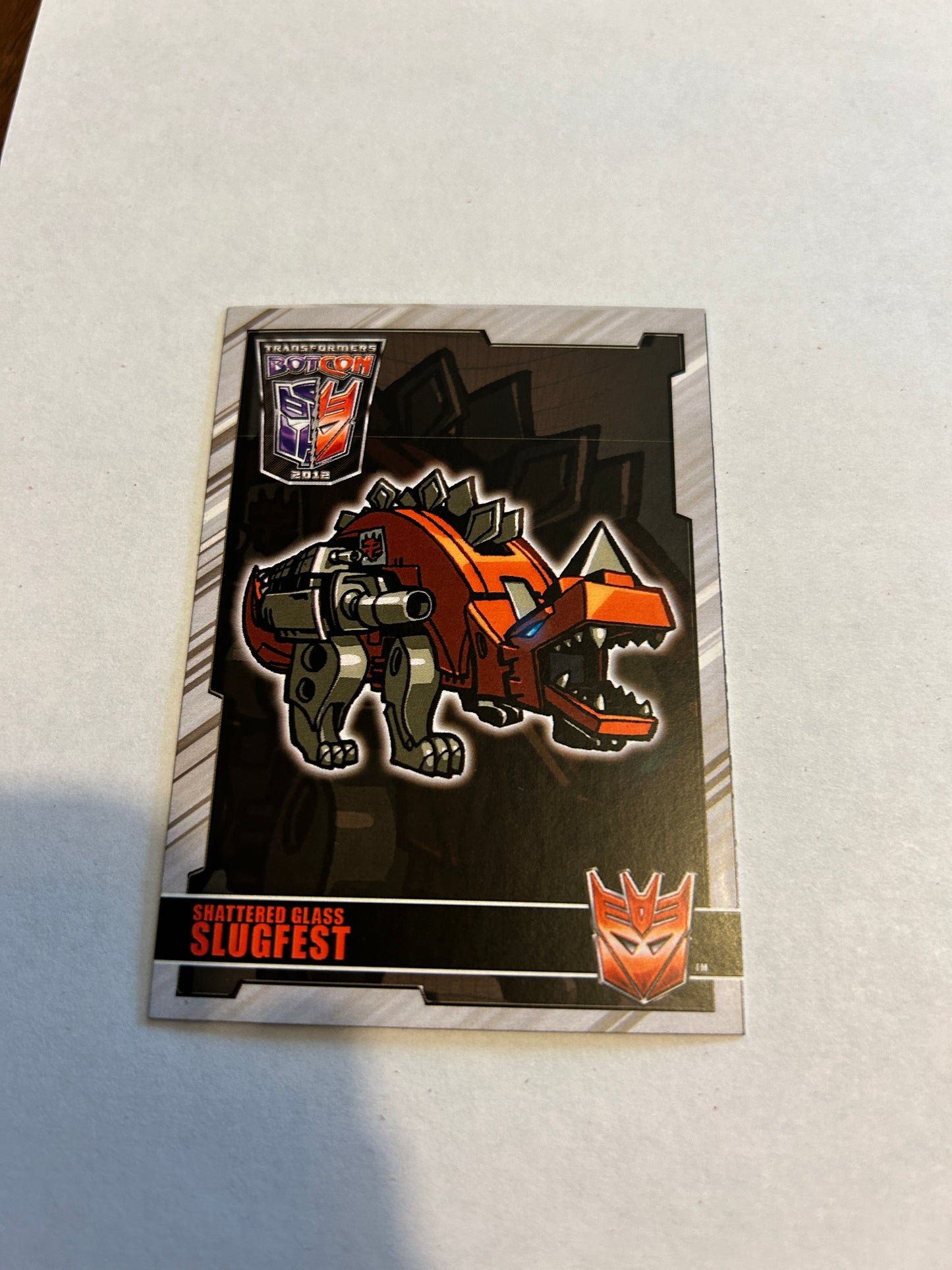 Botcon 2012 Shattered Glass Slugfest card