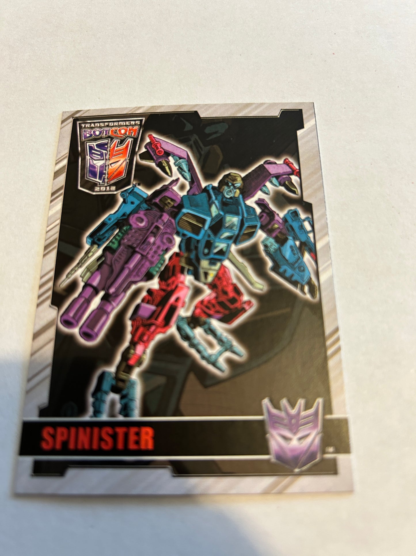 Botcon  / TFCC 2012 Spinister card