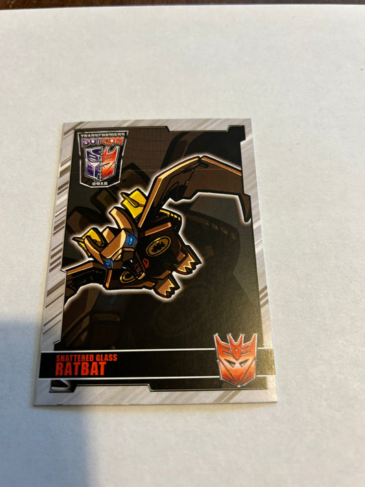 Botcon 2012 Shattered Glass Ratbat card