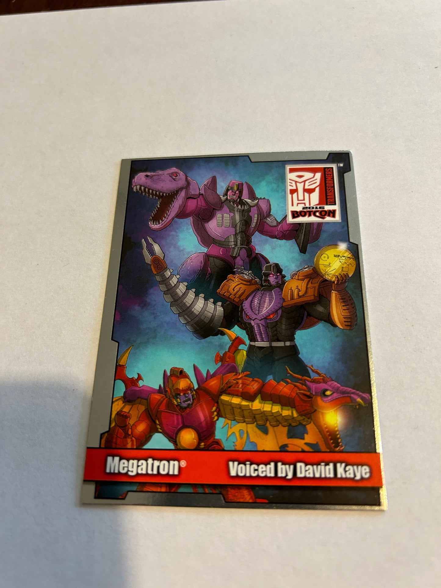 Botcon 2016 Megatron / David Kaye card