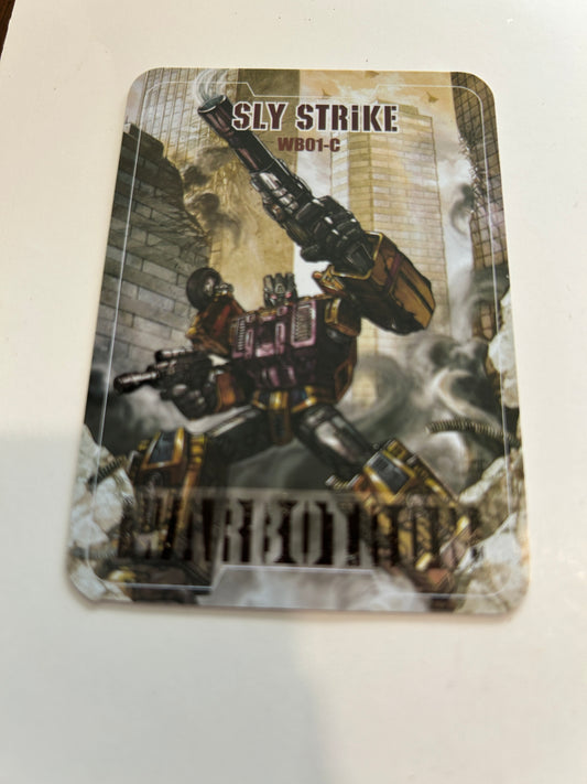 3rd party bio card / tech spec - Sly Strike