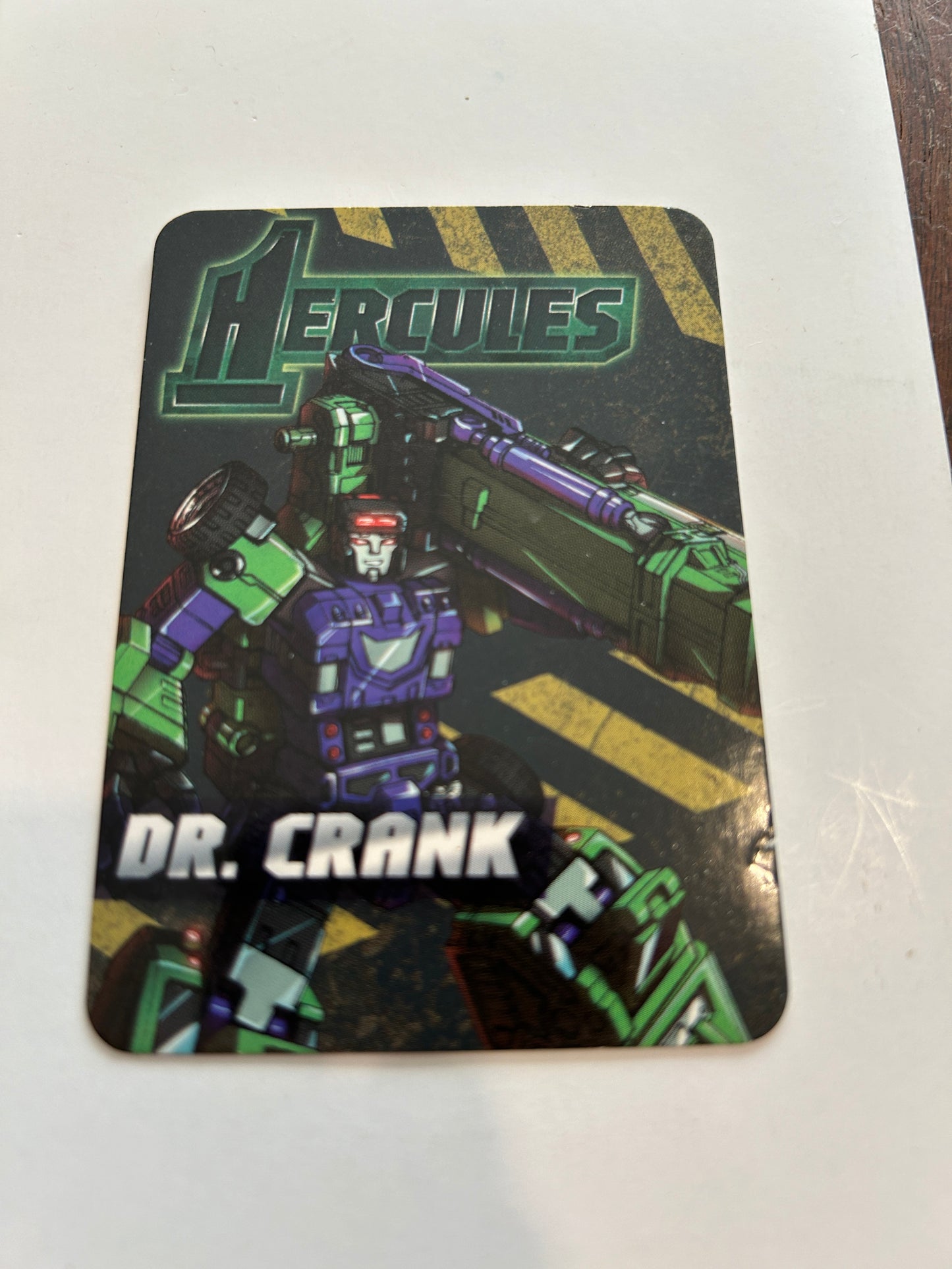 3rd party bio card / tech spec - Dr. Crank