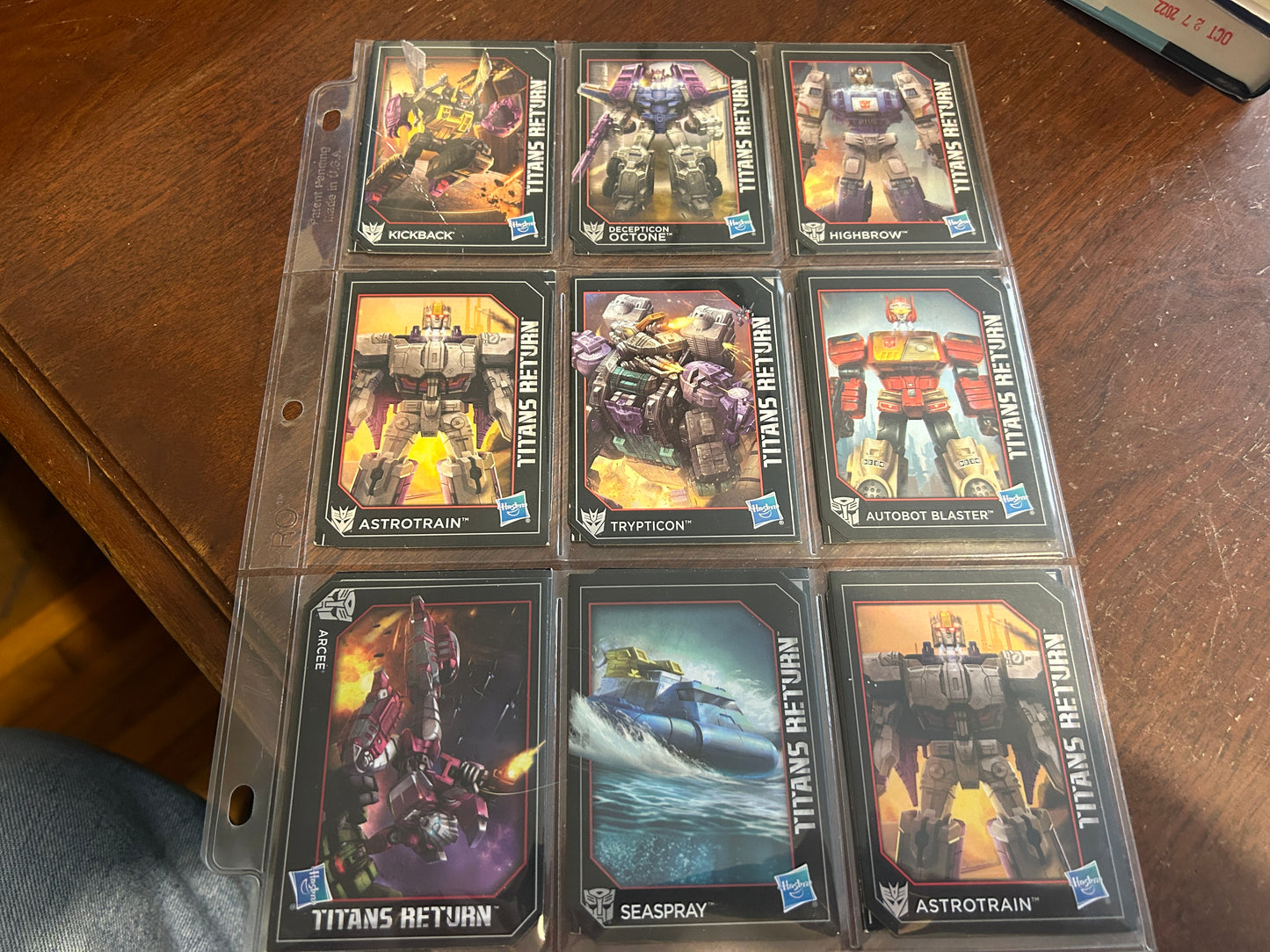 TF Titans Return trading card lot