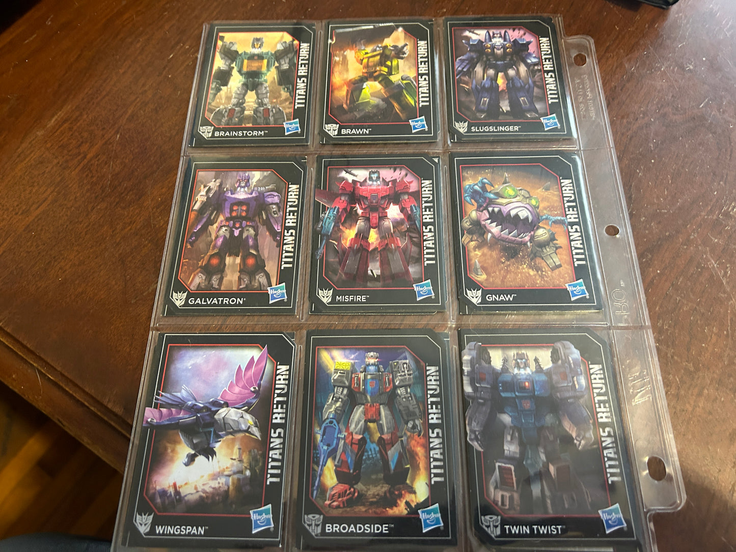 TF Titans Return trading card lot