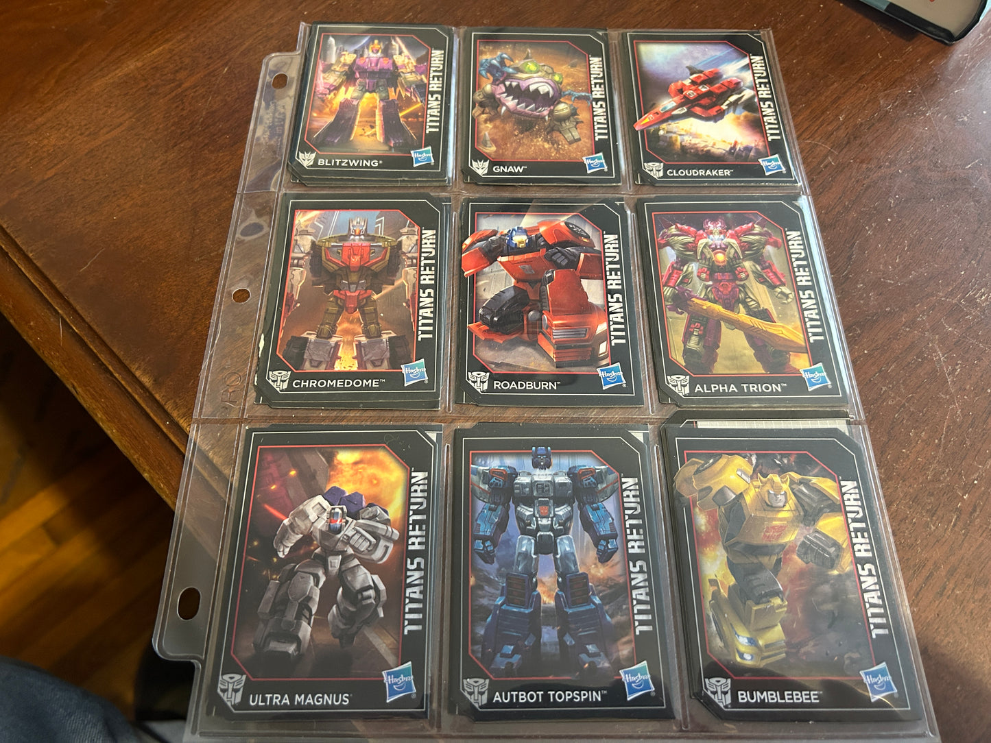 TF Titans Return trading card lot