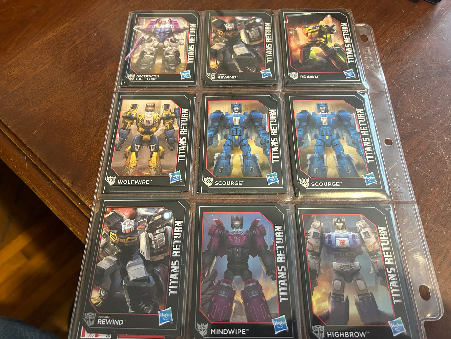 TF Titans Return trading card lot