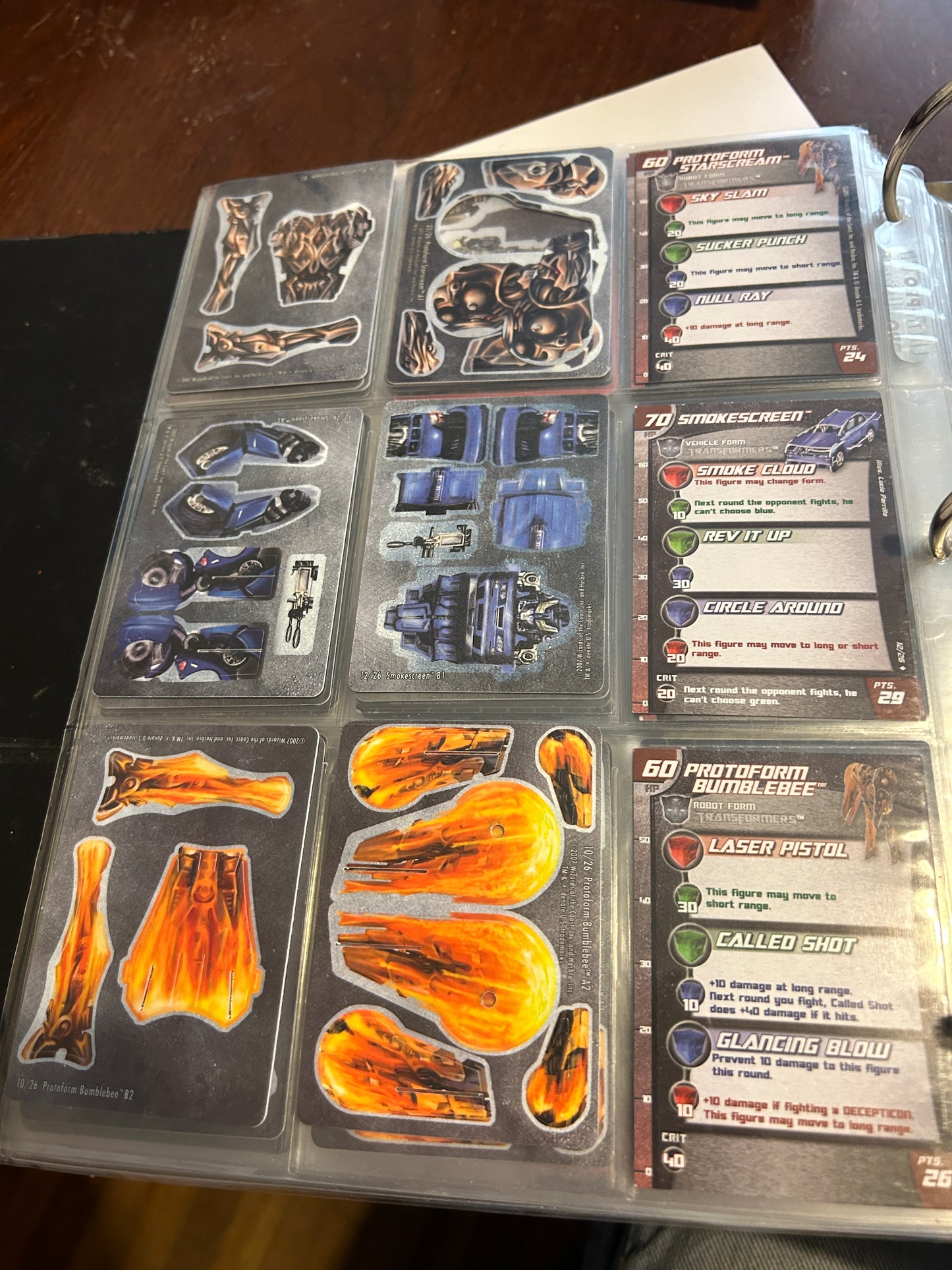 TF Movie 1 2007 card lot