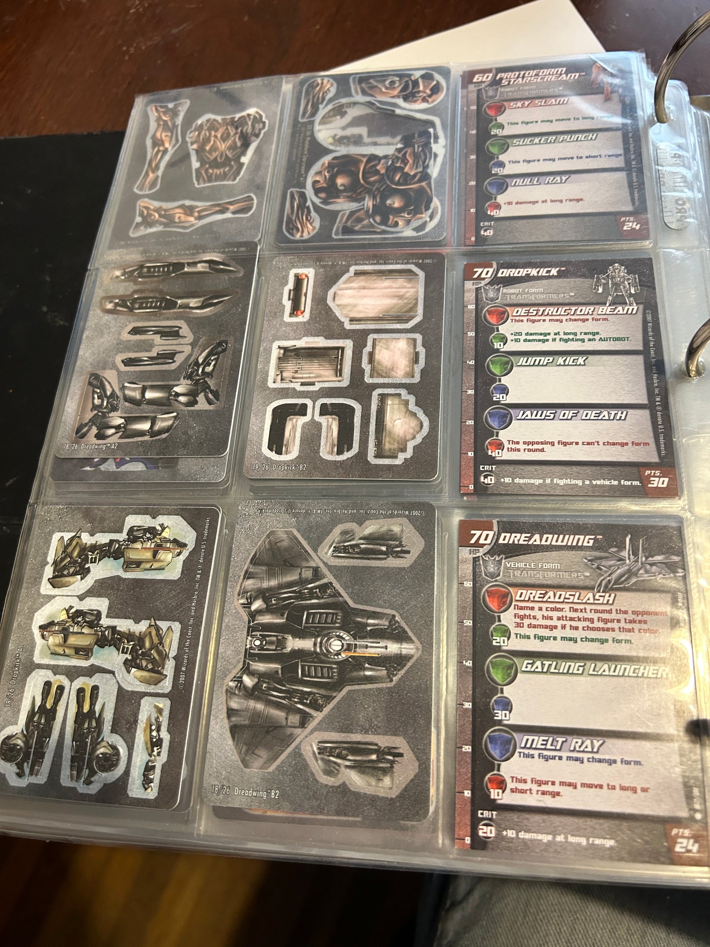 TF Movie 1 2007 card lot