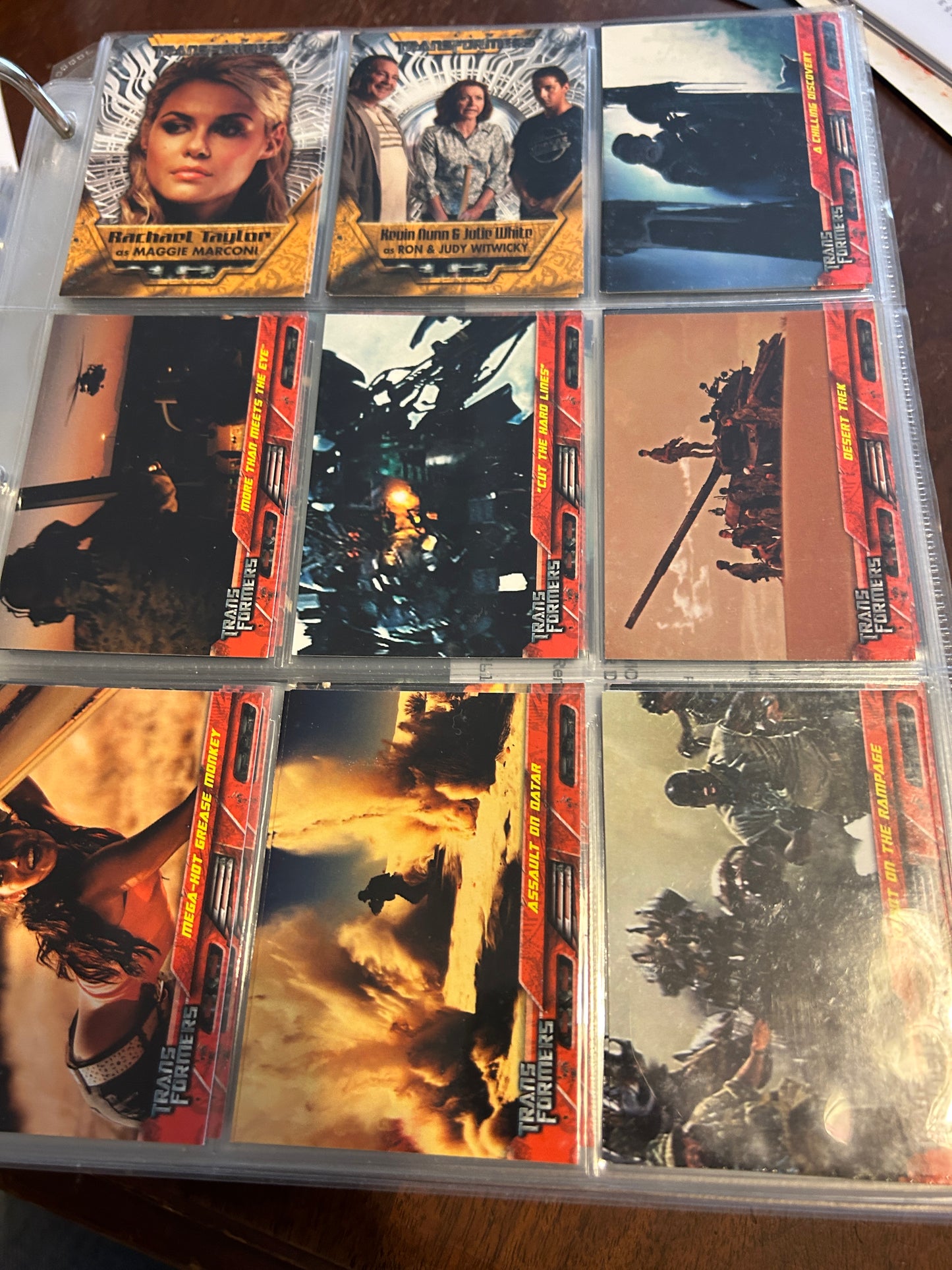 TF Movie 1 2007 card lot