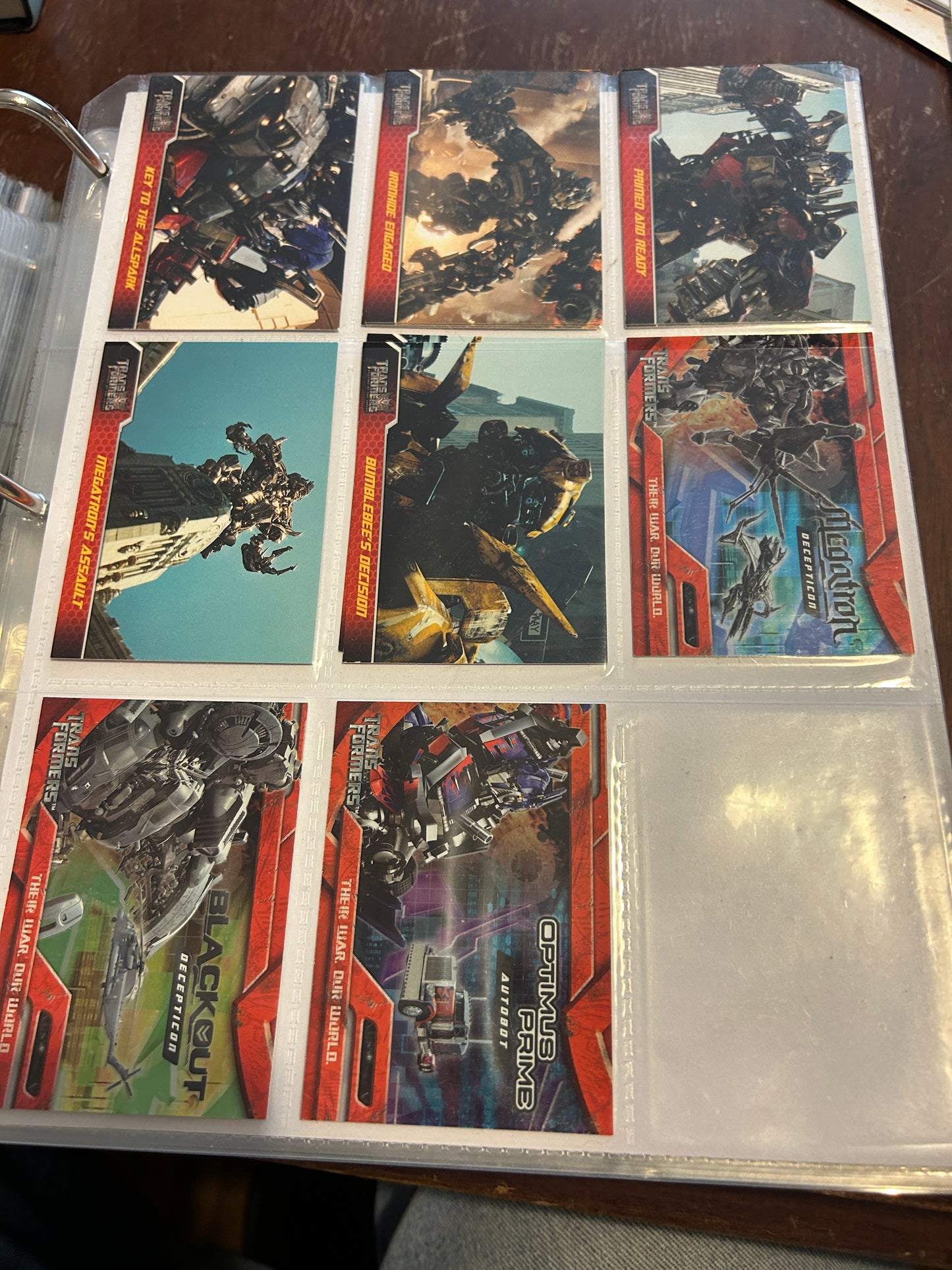 TF Movie 2 ROTF card lot