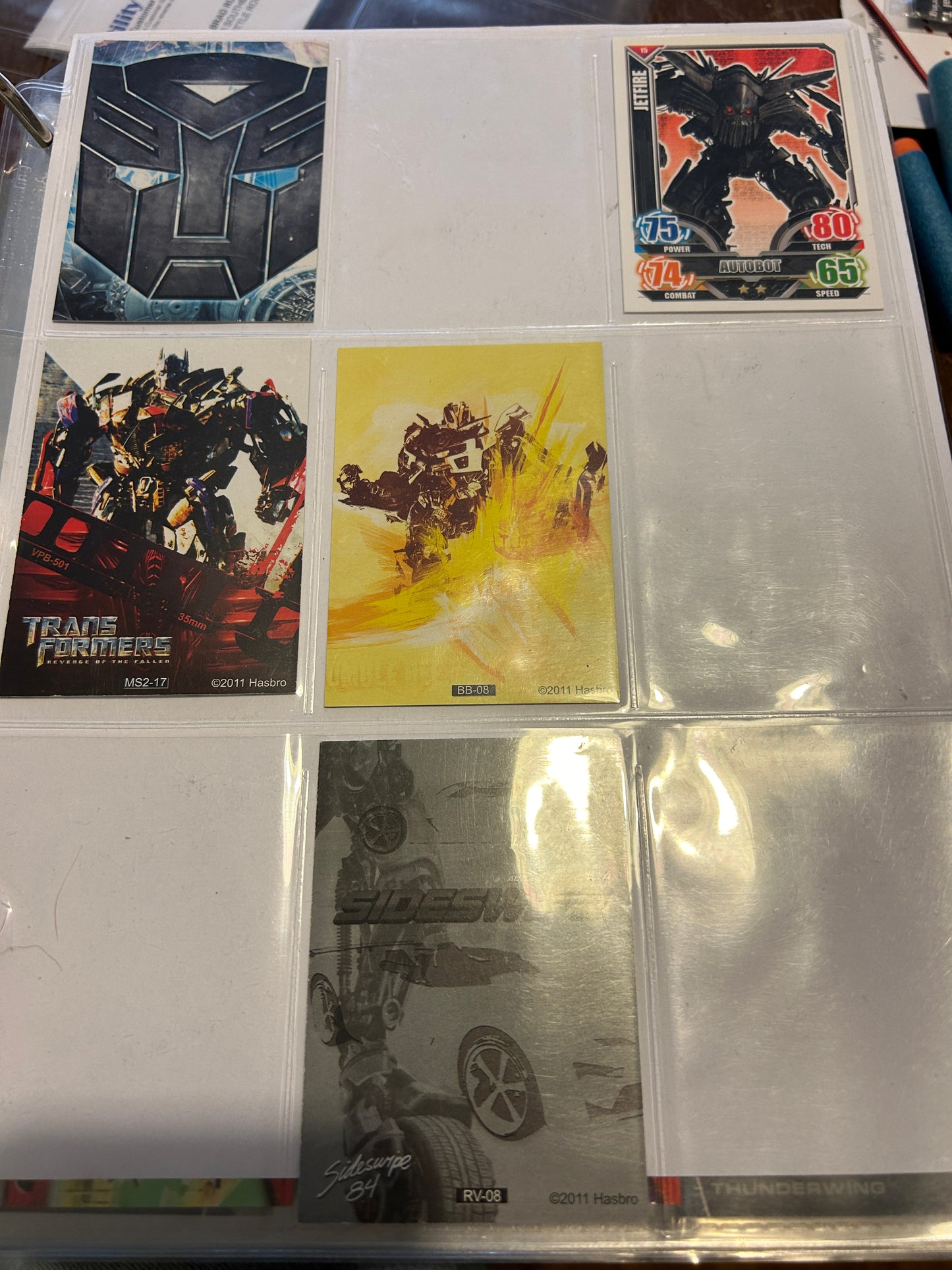 TF Movie 2 ROTF card lot