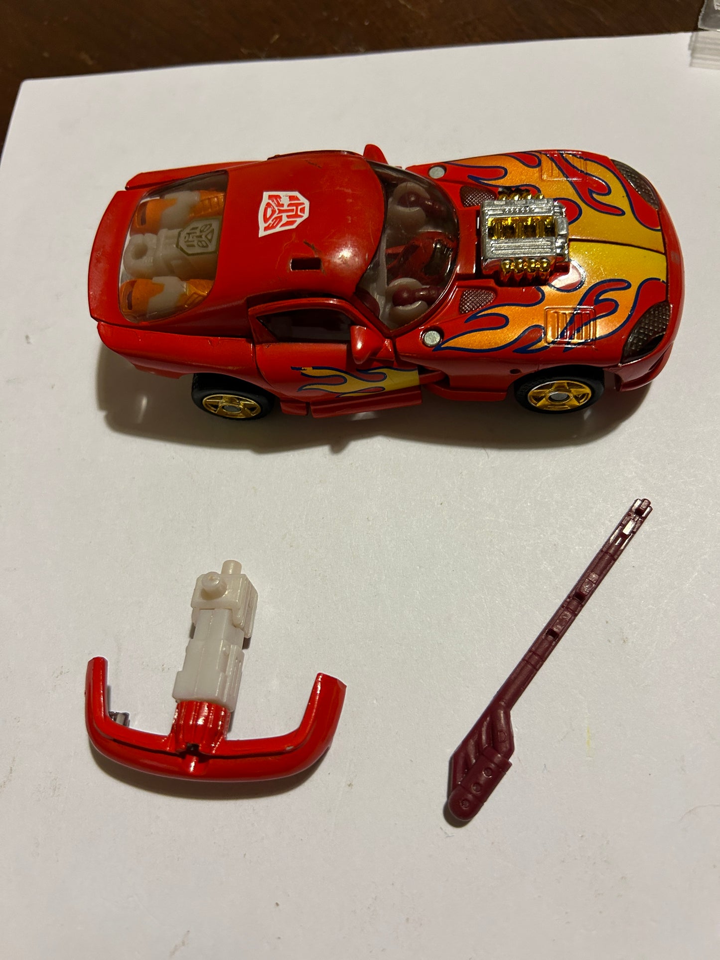 TF RID2001 Sideburn Super (red) incomplete