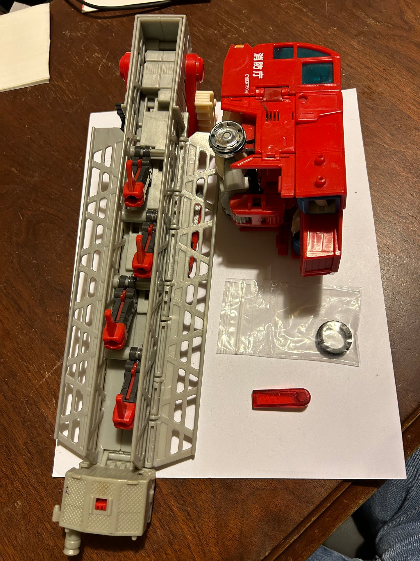 TF RID2001 Optimus Prime incomplete