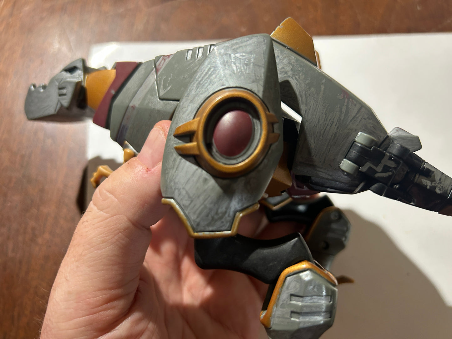 TF Animated Grimlock voyager CUSTOM incomplete