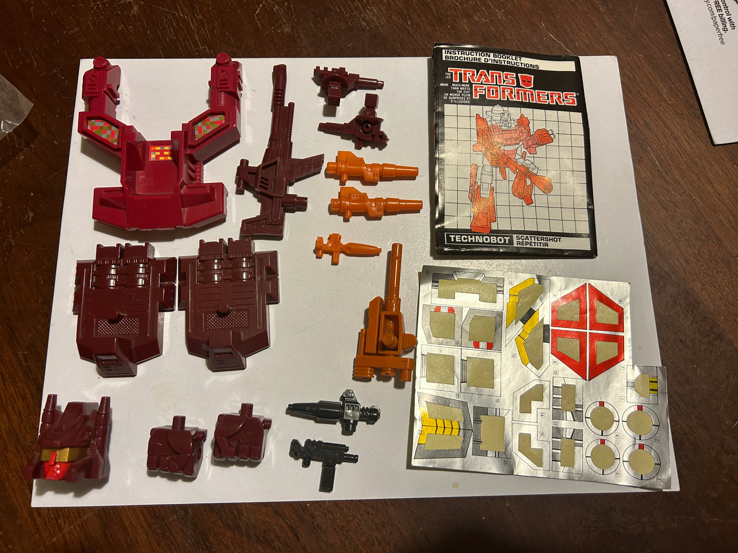 TF G1 Computron incomplete