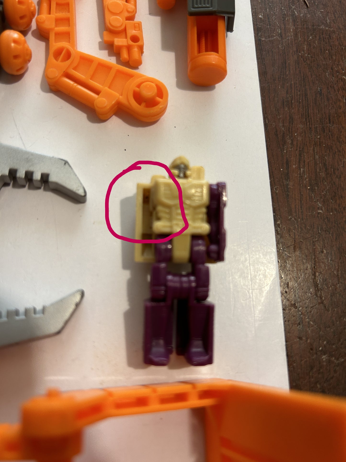 TF G1 Scorponok incomplete