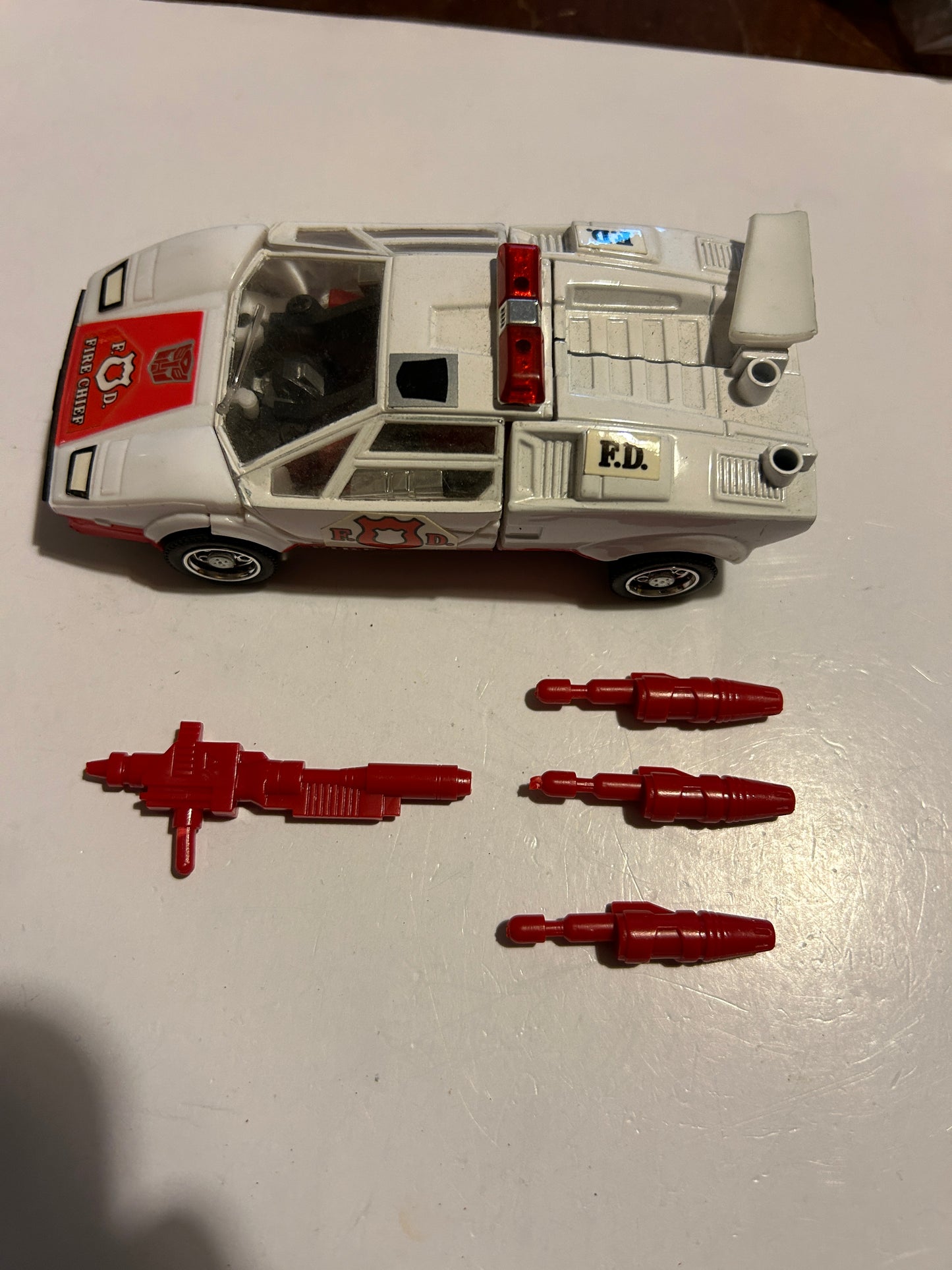 TF G1 Red Alert incomplete