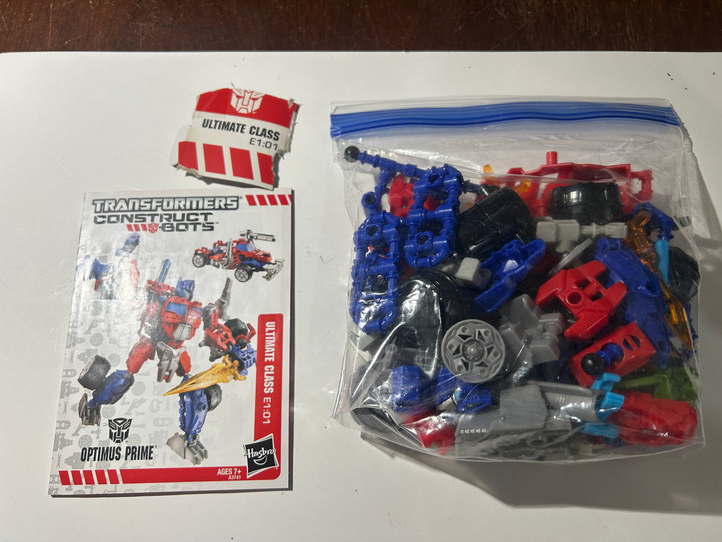 TF Construct-Bots Optimus Prime Ultimate Class E1:01