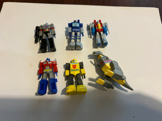 TF Yolopark AMK complete set of 6 plastic mini-figures