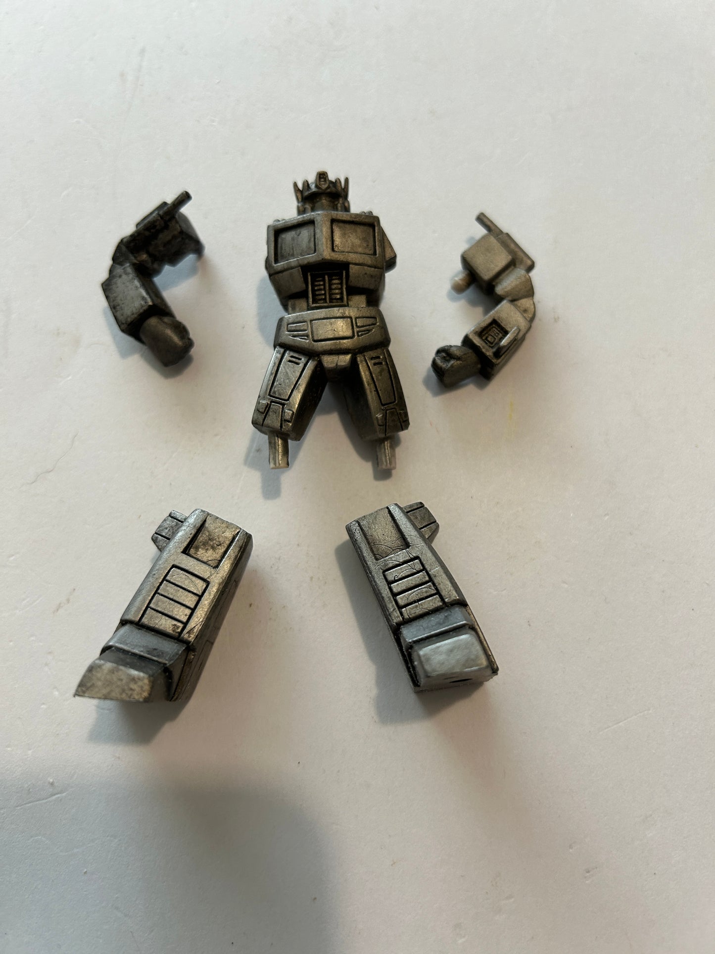 TF PVC Optimus Prime w/ commlink pewter (Act 4)